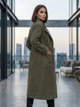 Női elegáns kabát VSB KLOE zöld