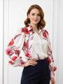 Dámska kvetinová VSB blúzka s vlčími makmi