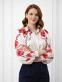 Dámska kvetinová VSB blúzka s vlčími makmi