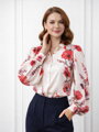 Dámska kvetinová VSB blúzka s vlčími makmi