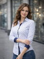 VERSABE Fehér női mintás ing Slim Fit VS-DK1869