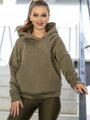 Kényelmes női rövidnadrág VSB NEWSKIN khaki