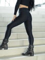 Női leggings VSB CLASSIC NEWSKIN black 