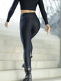 Női leggings VSB CLASSIC NEWSKIN black 