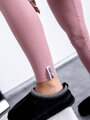 Dámske rebrované legíny babypink VSB NAOMI