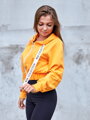 Crop Top derékig érő felső VSB LEA mangó sárga