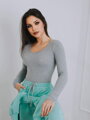Hosszú ujjú női felső  VS-DN 1902 LENA szürke