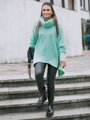 Rövid női poncsó VSB Collection SHORT menta