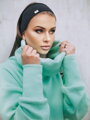 Rövid női poncsó VSB Collection SHORT menta