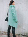 Rövid női poncsó VSB Collection SHORT menta