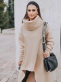 Hosszú női poncsó VSB Collection LONG cream