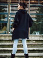 Rövid női poncsó VSB Collection SHORT black