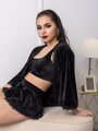 Női pizsama szett JANNYS VSB22 black 