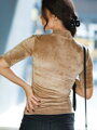 Meleg garbó s 3/4 ujjú VSB22 VELUR beige