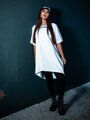 Hosszított női tunika VSB CLAUDIE dark future fehér