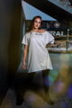 Hosszított női tunika VSB CLAUDIE dark future fehér