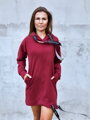 Melegítő ruha vagy hosszabb pulóver VSB SOPHII bordó