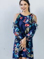 VERSABE Virágos nyári ruha VS-SA 1866 oversize