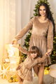 VSB VELVET GOLD anya és lánya ruha