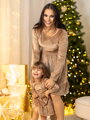 VSB VELVET GOLD anya és lánya ruha