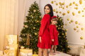 Anya és lánya ruha VSB VELVET RED