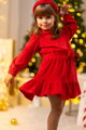 Anya és lánya ruha VSB VELVET RED