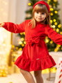 Anya és lánya ruha VSB VELVET RED