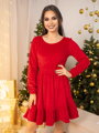 Anya és lánya ruha VSB VELVET RED