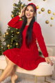 Anya és lánya ruha VSB VELVET RED