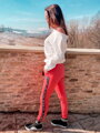 Női melegítő szett VSB -KATTY COLOR 02 krém + salmon