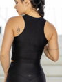 Női croptop VSB SIDESKIN fekete 