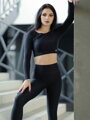 Modern női leggings VSB NEWSKIN black 