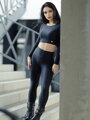 Modern női leggings VSB NEWSKIN black 