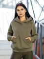 Kényelmes női felső VSB SIDESKIN khaki