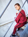 Női melegítő szett VSB-ZARA 03 Claret