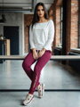 Damski dres VSB11 bordowy + krem
