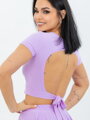 Croptop vo fialovej farbe VSB TALIA