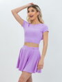 Croptop vo fialovej farbe VSB TALIA