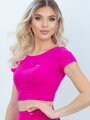 Ružový dámsky croptop VSB TALIA