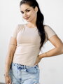 Trendy dámsky VSB LENA CROPTOP krémová 