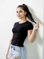 Dámsky krátky VSB LENA CROPTOP čierny