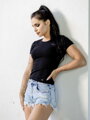Dámsky krátky VSB LENA CROPTOP čierny