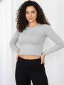 Női hosszú ujjú crop top póló VSB AMI