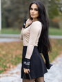Női VSB KIRA trikó barna feketével