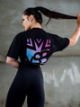 Női oversize trikó VSB RAINBOW fekete 