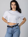Dámsky basic biely croptop VSB LILLY 