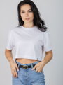Dámsky basic biely croptop VSB LILLY 