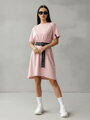 Stílusos nyári tunika VSB CLAUDIE púder rózsaszín