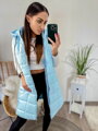 Női hosszú BABYBLUE mellény