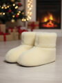 Csodálatos juh gyapjú papucs meleg modell 25